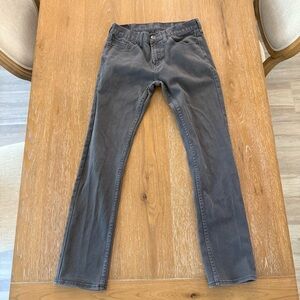 Bullhead Men's Slim Jeans in Charcoal Gray Dillon Skinny 30/32